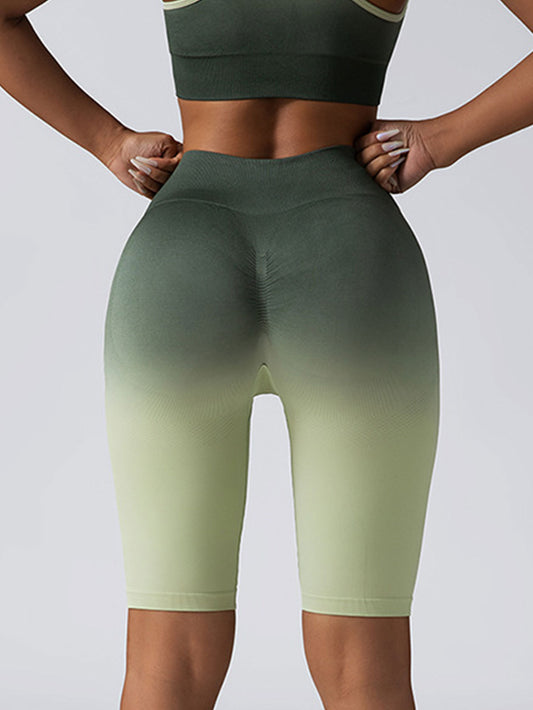 2 Pack Workout Shorts for Women – Scrunch Butt Lifting, High Waisted, Seamless Yoga Gym Booty Biker Shorts