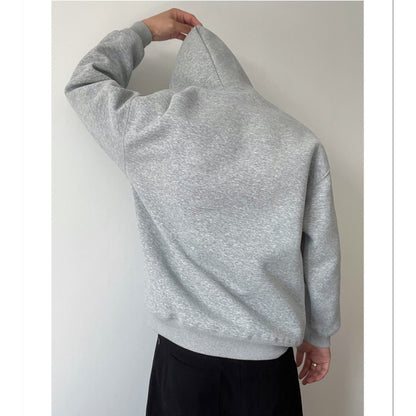 Solid Color Hooded Sweater For Men And Women Autumn And Winter Wild