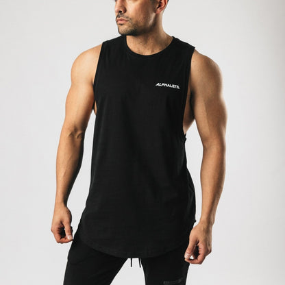Men’s Sleeveless Workout Vest – Lightweight Sports and Leisure Gym Tank for Running and Training