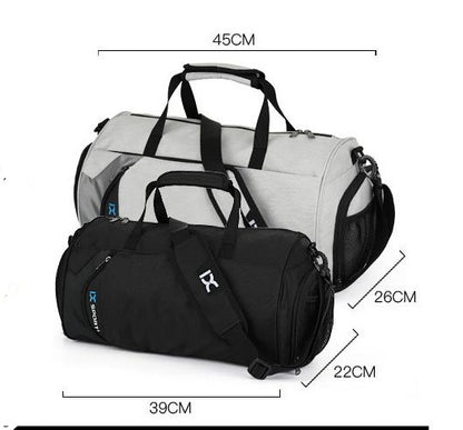 Gym Bag with Shoe Compartment – Waterproof Sports Duffel Bag for Men & Women, Travel, Fitness, and Workout
