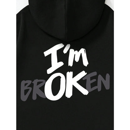 European Size Hoodie Im OK New Men's Hoodie Hip Ho