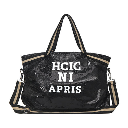 ✨ Sequined Yoga Bag – Women’s Shoulder Messenger Gym & Leisure Tote