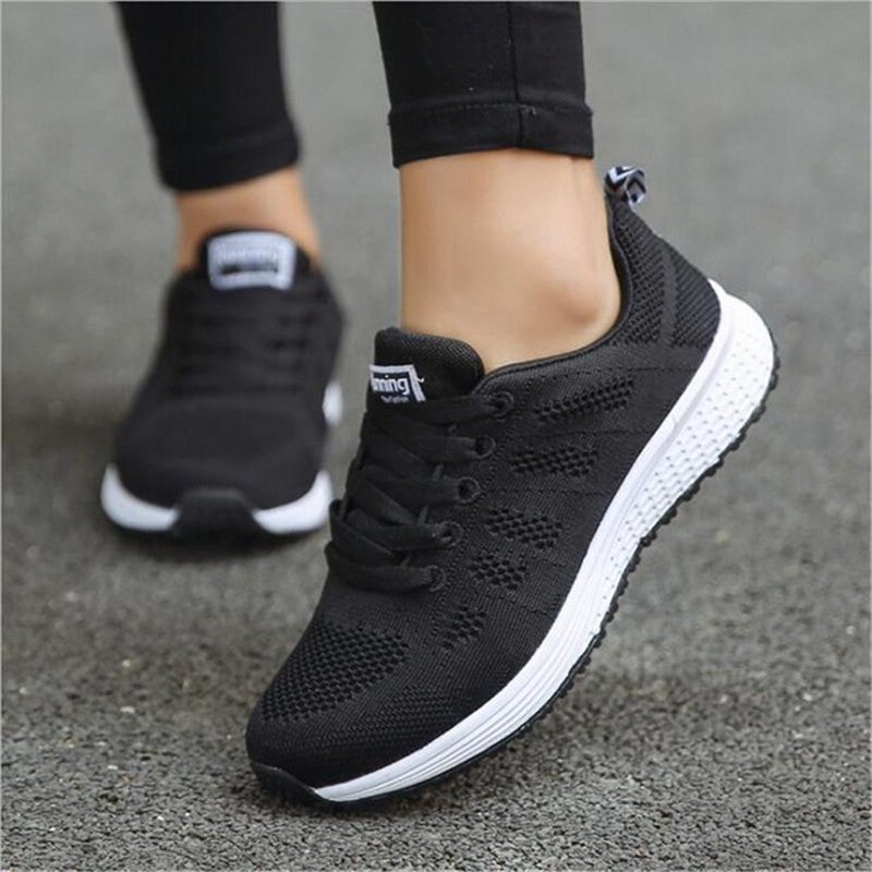 Women’s Outdoor Sneakers – Breathable Tennis Shoes for Walking, Running, and Casual Wear
