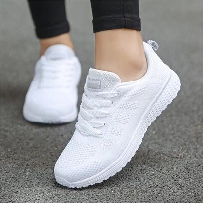 Women’s Outdoor Sneakers – Breathable Tennis Shoes for Walking, Running, and Casual Wear