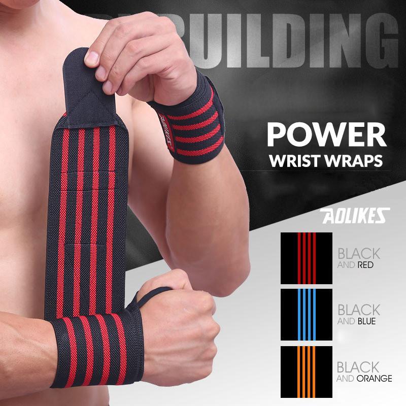 Power Wrist Wraps for Weightlifting – Adjustable Wrist Support for Gym, CrossFit & Strength Training