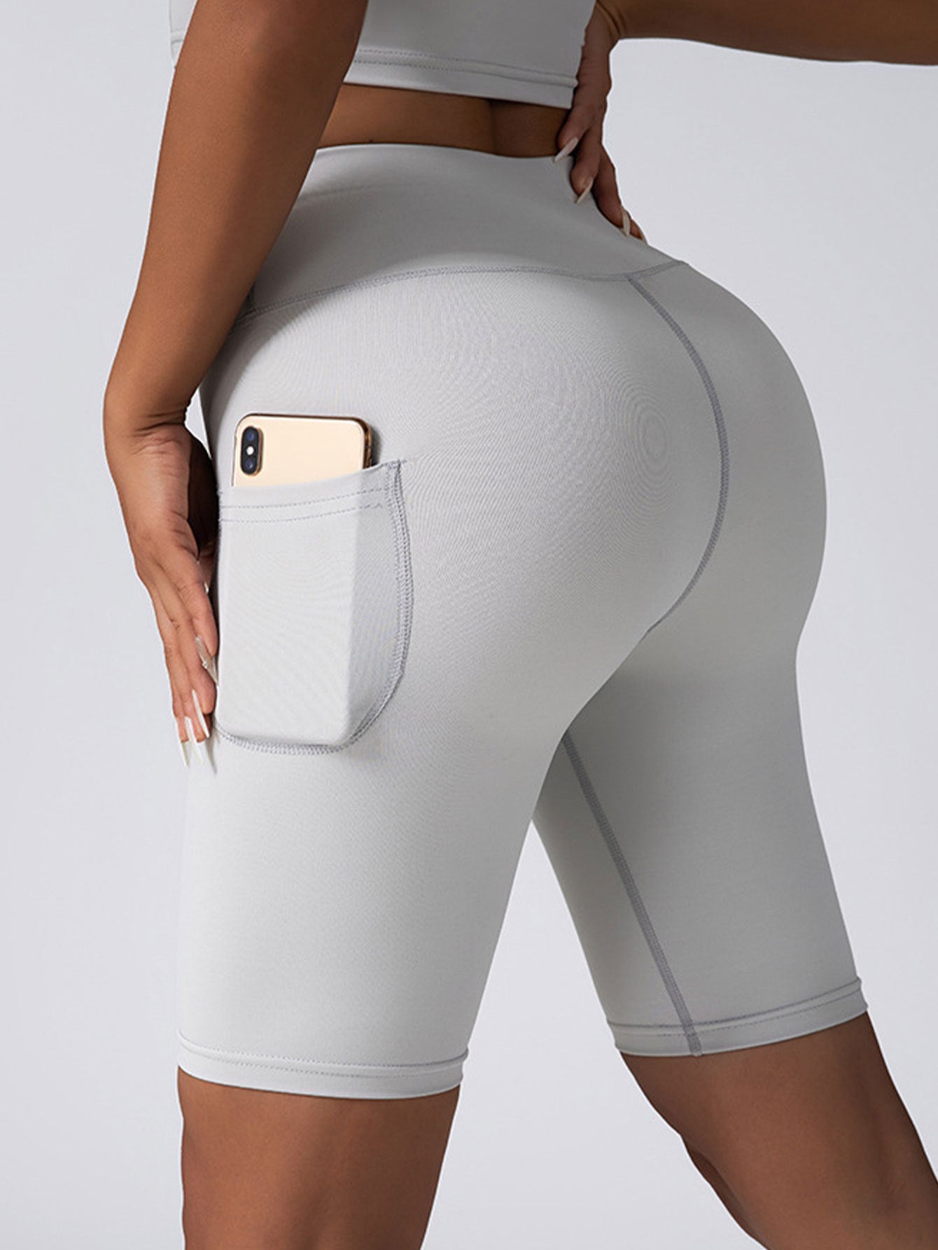 Biker Shorts for Women – Tummy Control, No Seam, High Waist Yoga Gym Workout Running Volleyball Shorts with Pockets