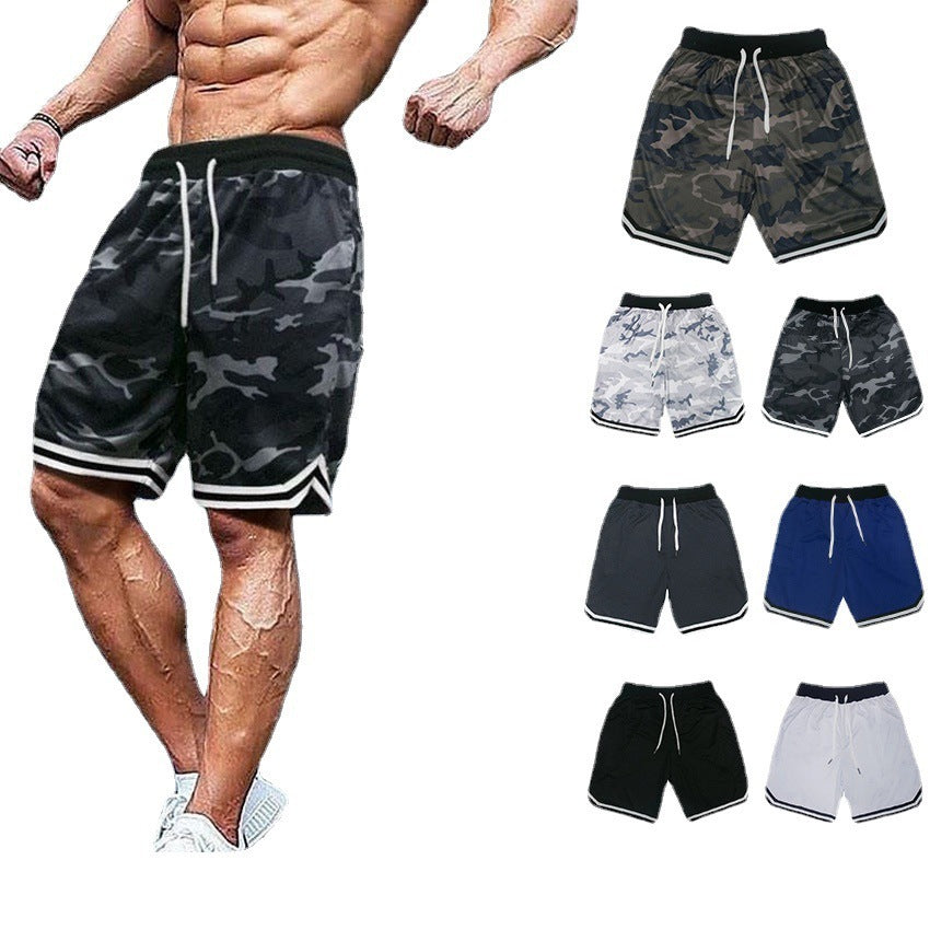 Men’s Sports Mesh Hanging Shorts – Breathable Loose Five-Point Pants for Gym, Running, and Outdoor Activities
