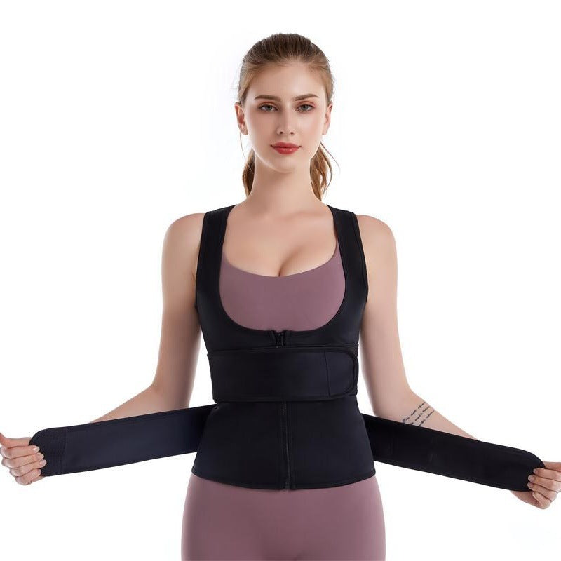 🔥 Neoprene Waist Trainer for Women – Sauna Sweat Corset Trimmer Belt for Workout & Weight Loss