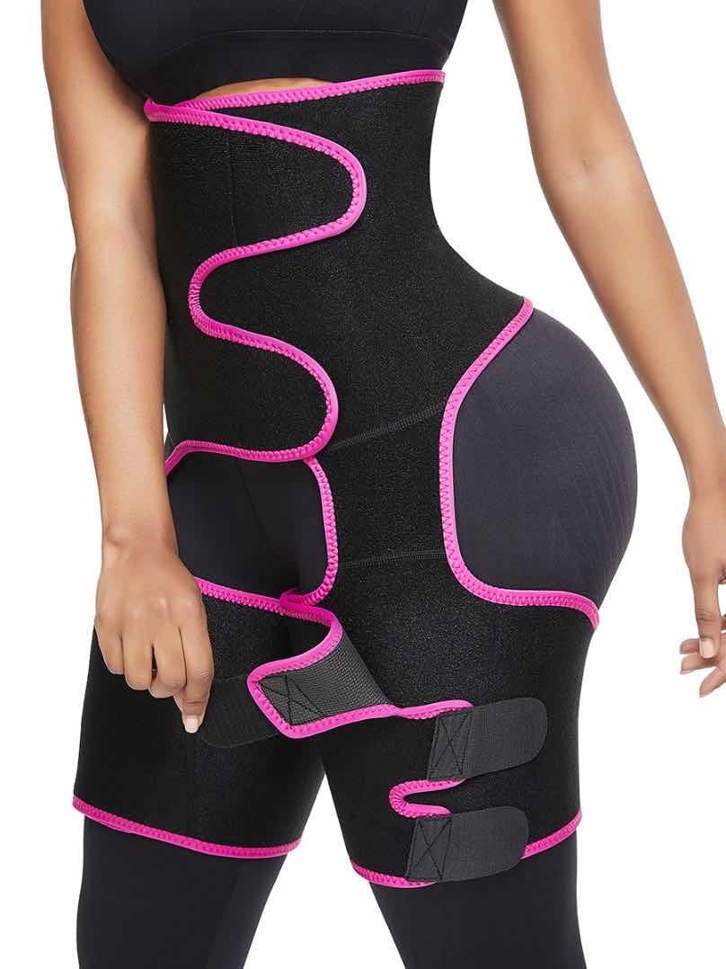 Sports Waist Belt Adjustable One-Piece Girdle with Leg Straps – Ultimate Support and Comfort for Workouts, Fitness, and Recovery