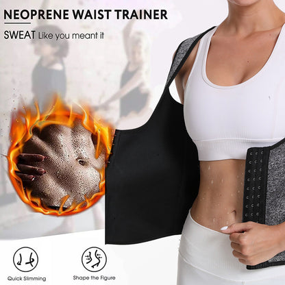 🔥 Neoprene Waist Trainer for Women – Sauna Sweat Corset Trimmer Belt for Workout & Weight Loss