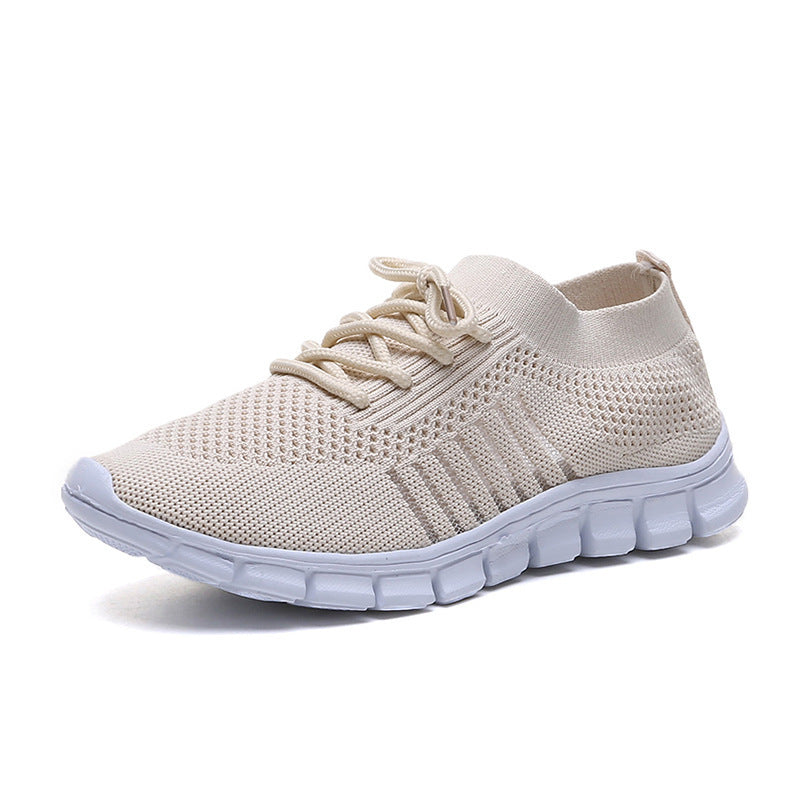 Women’s Flying Woven Mesh Sneakers – Lightweight, Breathable, and Comfortable Walking Shoes