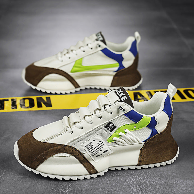 Breathable Casual Versatile Sneaker for Men – Comfortable Work, Driving & Platform Dad Shoes