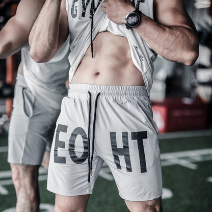 Men’s Sports and Leisure Quick-Drying Running Shorts – Lightweight Gym Fitness Workout Shorts