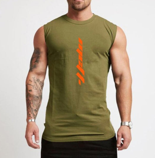 💪 Gym Sleeveless Shirt – Cotton Tank Top for Men Sportswear Vest