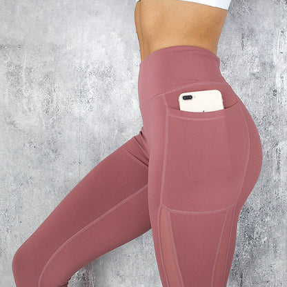 🧘‍♀️ Women’s High Waist Pocket Leggings – Solid Color Fitness & Everyday Wear