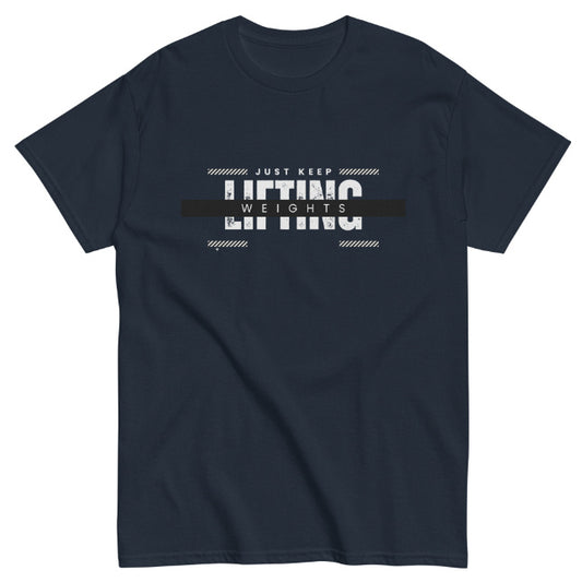"Just Keep Lifting" Gym T-Shirt – Workout Tee for Men