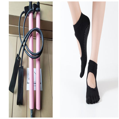 Rally Bar Chest Expansion Arm Force Bar – Yoga & Pilates Bar for Full-Body Fitness, Strength & Flexibility