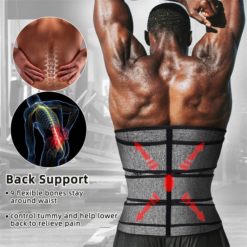 💪 Men’s Sports Fitness Waist Belt – Shapewear Corset for Slimming, Core Support & Performance