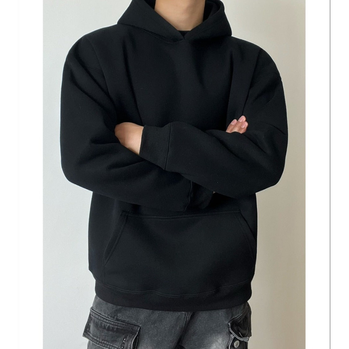 Solid Color Hooded Sweater For Men And Women Autumn And Winter Wild