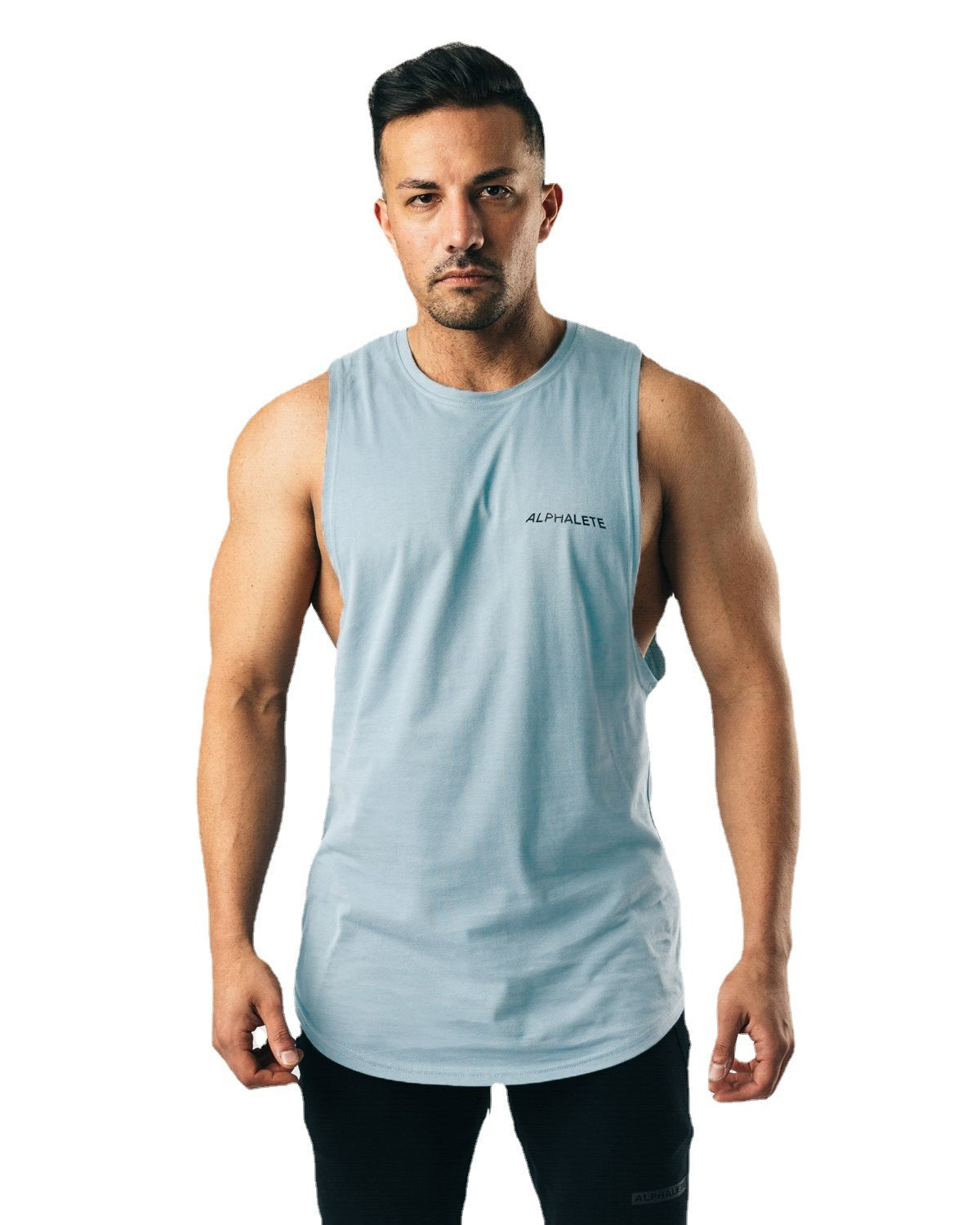 Men’s Sleeveless Workout Vest – Lightweight Sports and Leisure Gym Tank for Running and Training