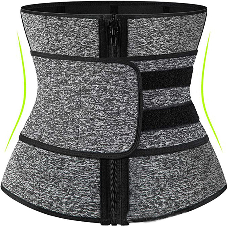 🔥 Women’s Tummy Sweat Shapewear Bodysuit – Waist Trainer Corset with 2-3 Slimming Belts for Workout & Daily Wear