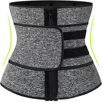 🔥 Women’s Tummy Sweat Shapewear Bodysuit – Waist Trainer Corset with 2-3 Slimming Belts for Workout & Daily Wear