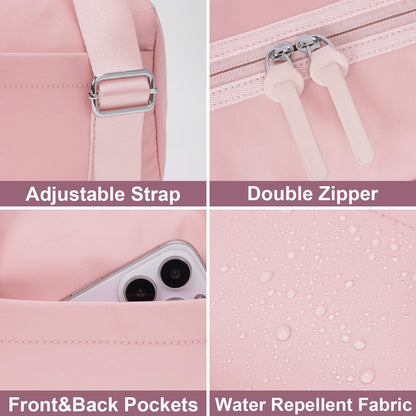 🎀 Fashion Personality Women’s Pink Gym Bag – Lightweight & Stylish