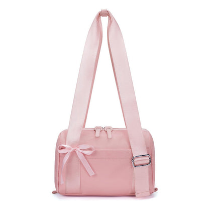 🎀 Fashion Personality Women’s Pink Gym Bag – Lightweight & Stylish