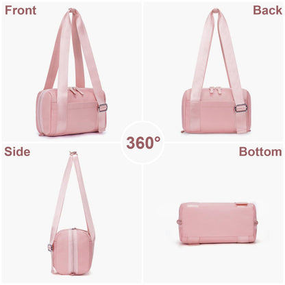 🎀 Fashion Personality Women’s Pink Gym Bag – Lightweight & Stylish