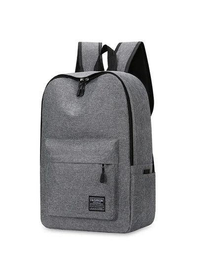 Versatile Unisex Backpack – Trendy Washable Oxford Cloth Computer Bag for School, Travel, and Everyday Use (Black, Grey, Blue, Red)