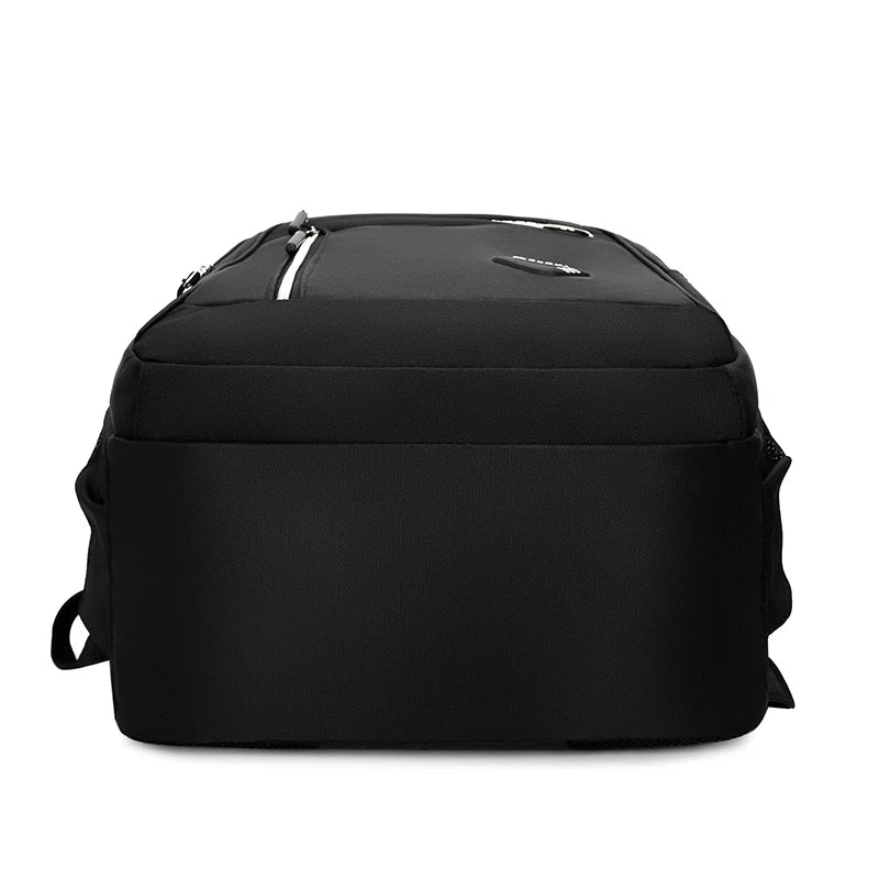 Minimalist Large Capacity Backpack for Men – Waterproof Oxford Commute School Backpack, Business Casual, Multiple Pockets, Travel Bag