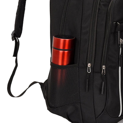 Minimalist Large Capacity Backpack for Men – Waterproof Oxford Commute School Backpack, Business Casual, Multiple Pockets, Travel Bag