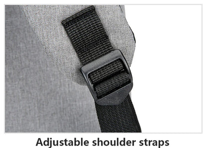 Waterproof Business Backpack for Men – USB Charging 15.6-Inch Laptop Backpack, Large Capacity School & Work Bag, Durable Men’s Backpack