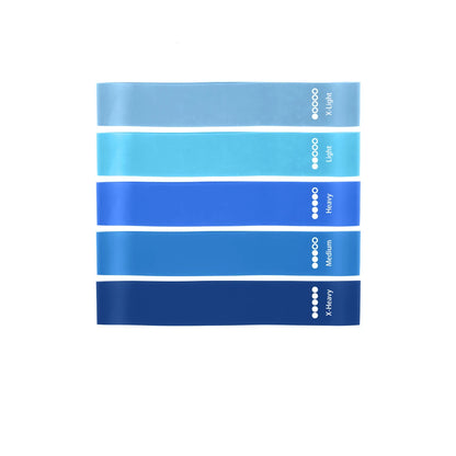 5Pcs/Set Yoga Resistance Bands – Elastic Bodybuilding Bands for Pilates, Gym Workouts, and Fitness – Expander Belt – Pink