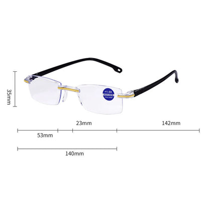 Anti Blue Light Blocking Glasses - Transparent Plastic Frame for Computer and Gaming