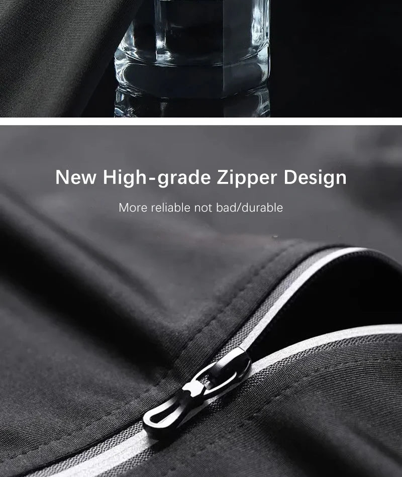 All-Season Men's Sportswear Set – Tracksuit for Running, Cycling, Fitness, Hiking, Gym Clothing for Men, Jogging & Boxing, 5-Piece Set