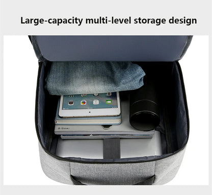 Waterproof Business Backpack for Men – USB Charging 15.6-Inch Laptop Backpack, Large Capacity School & Work Bag, Durable Men’s Backpack