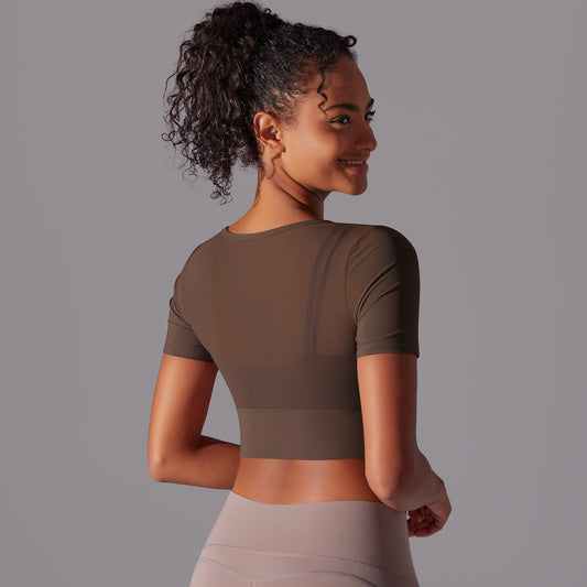 🧘‍♀️ Women’s Fitness Double Layer Yoga Top – Comfortable, Stylish, and Performance-Ready
