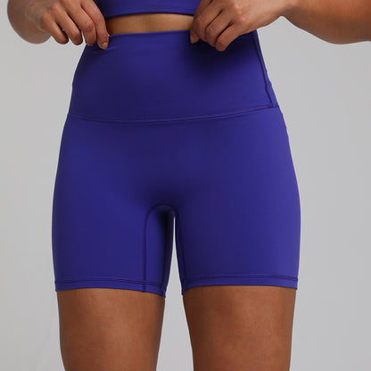 ☁️ Nude Feel Yoga Shorts – Quick-Drying, Breathable & Slim Fit Activewear for Women
