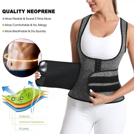 🔥 Neoprene Waist Trainer for Women – Sauna Sweat Corset Trimmer Belt for Workout & Weight Loss