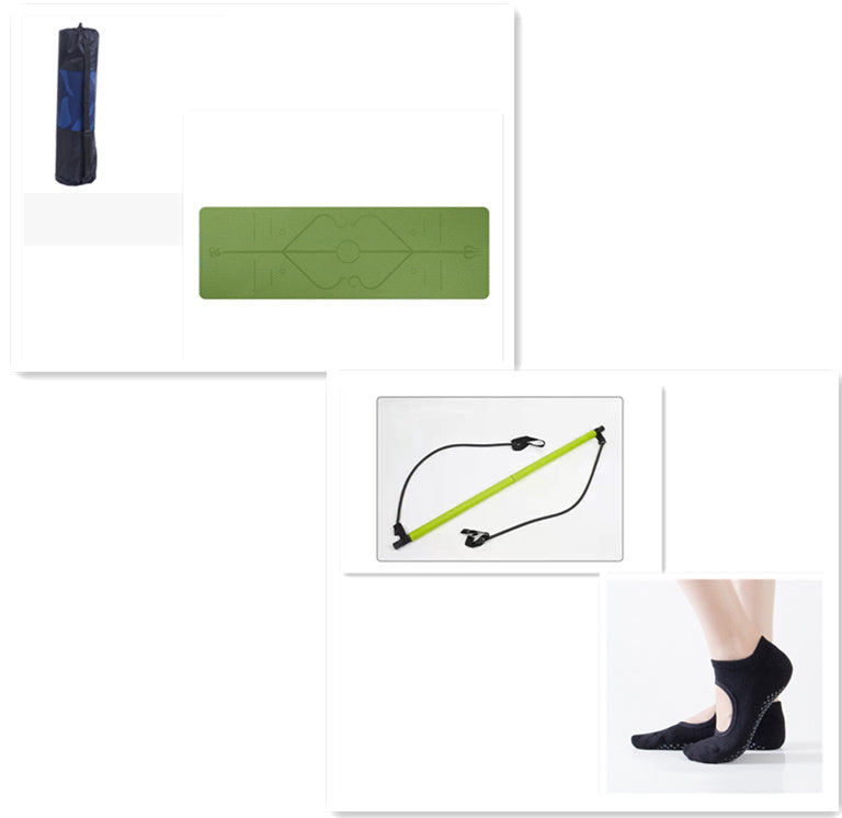 Multifunctional Pilates Stretching Stick – Yoga Puller for Home Fitness, Flexibility & Toning