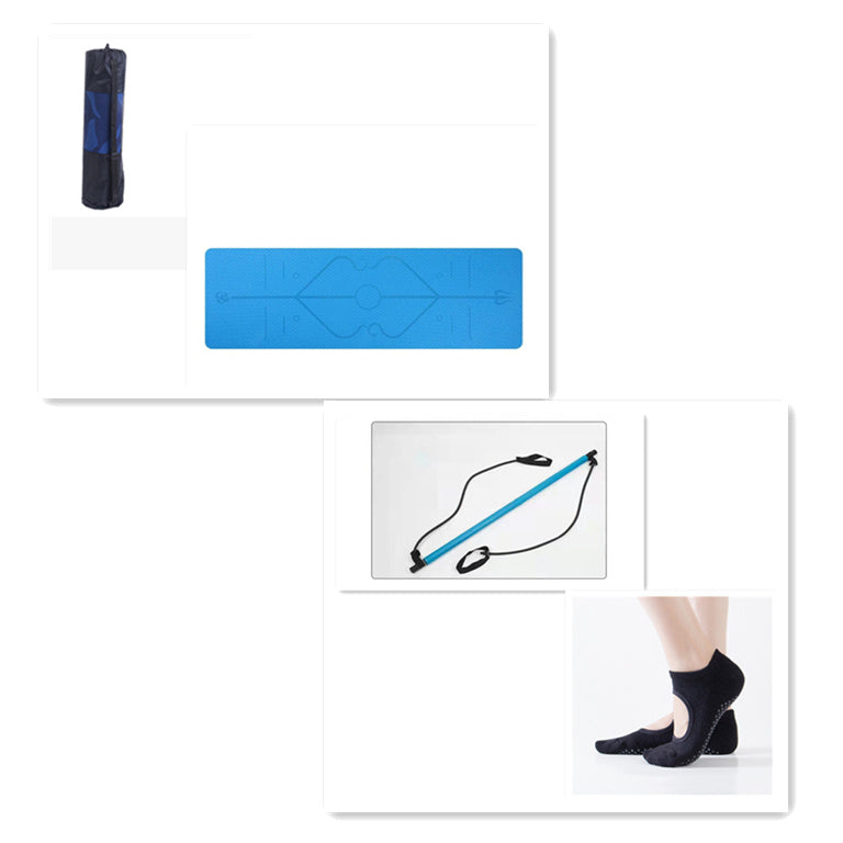 Multifunctional Pilates Stretching Stick – Yoga Puller for Home Fitness, Flexibility & Toning