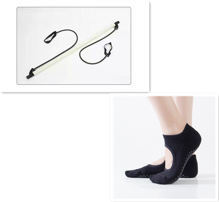 Multifunctional Pilates Stretching Stick – Yoga Puller for Home Fitness, Flexibility & Toning