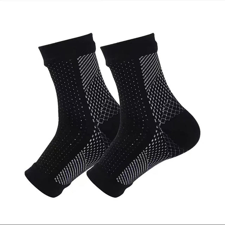 Outdoor Fitness Toe Protection Compression Socks – Breathable, Supportive Sports Socks for Men & Women