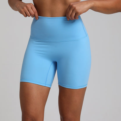 ☁️ Nude Feel Yoga Shorts – Quick-Drying, Breathable & Slim Fit Activewear for Women