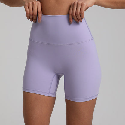 ☁️ Nude Feel Yoga Shorts – Quick-Drying, Breathable & Slim Fit Activewear for Women