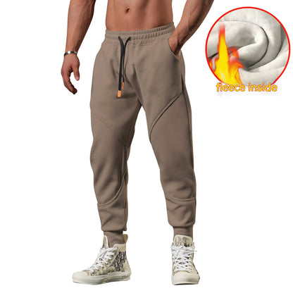 🥶🔥 Men’s Warm Outdoor Track Sweatpants – Loose Tapered Leisure Joggers