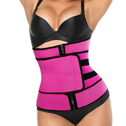 🔥 Women’s Tummy Sweat Shapewear Bodysuit – Waist Trainer Corset with 2-3 Slimming Belts for Workout & Daily Wear
