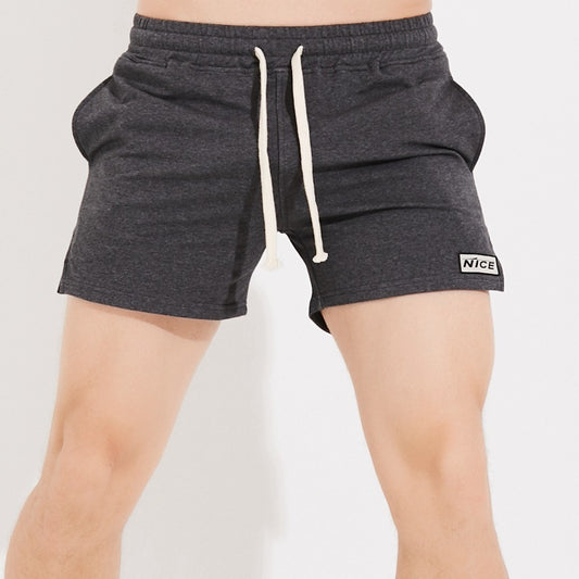 Men’s Three-Point Slit Sports Shorts – Heavyweight Casual Athletic Shorts for Training and Streetwear